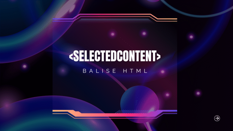 Nouvelle balise HTML